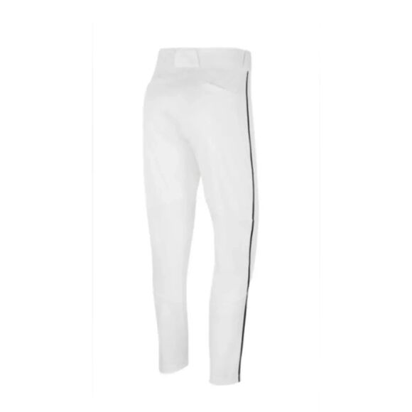 Nike Mens Baseball Pants White Black Select Piped BQ5489-106 NWT L - Picture 2 of 3